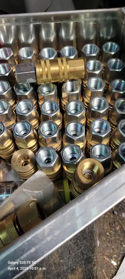 Assorted air fittings, View more