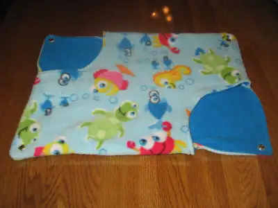 Hand crafted fleece hammocks for small pets such as rats, hamsters, degus, ferrets, sugar gliders, g...