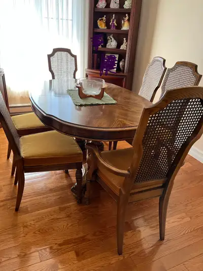 elegant dining room table with 6 chairs , View more