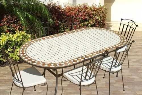 Table en céramique ovale 200 cm et chaises,LIQUIDATION FINALE. dans Mobilier pour terrasse et jardin  à Trois-Rivières - Image 3