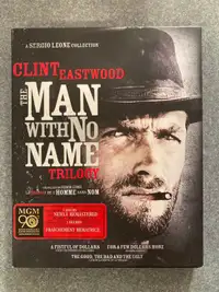 Clint Eastwood The Man With No Name Trilogy bluray EUC Good Bad 
