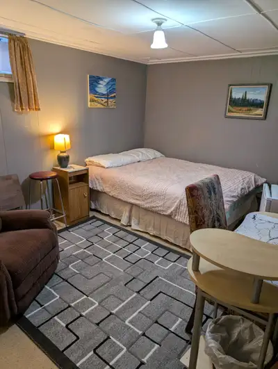 Available immediately Furnished $600 month Large furnished downstairs bedroom 10x14 w/large double d...