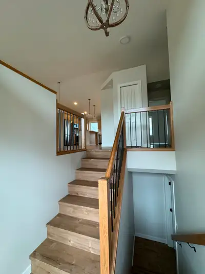 Beautiful one year old home available for rent in Caronport SK- main floor suite comes with access t...