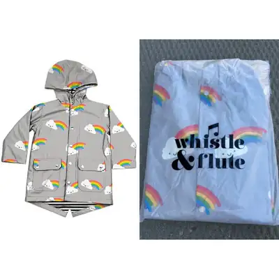 11/12yr NEW Whistle and Flute Rain Jacket, View more
