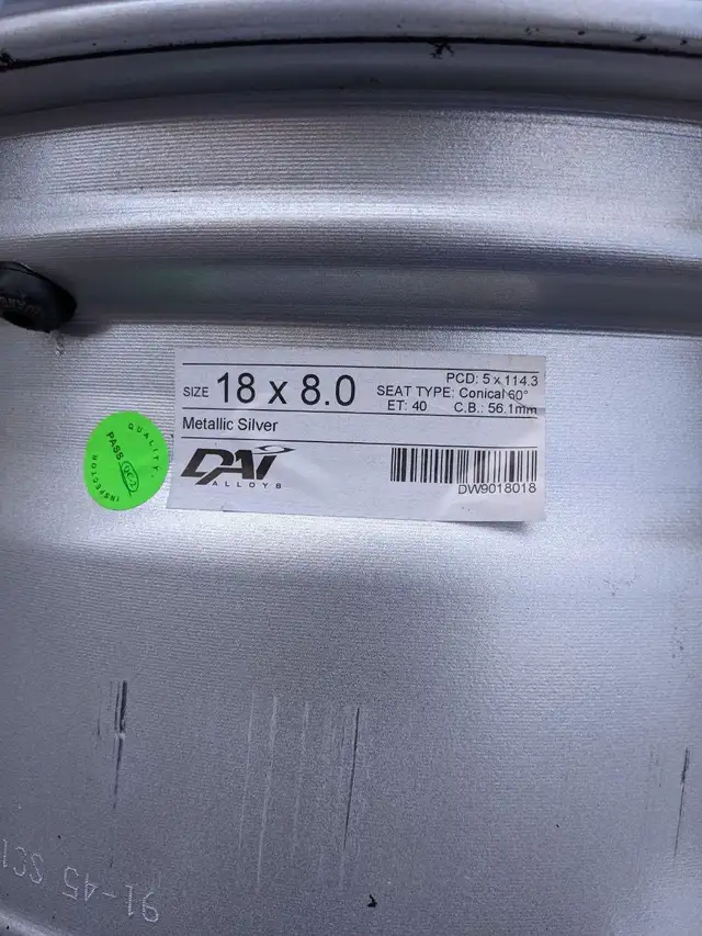 Alum Dai Alloys Rims in Tires & Rims in Ottawa - Image 7
