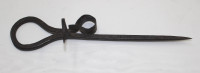 Antique Original Blacksmithed Mine Sticking Tommy - Marked