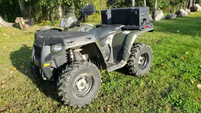 2012 Polaris Sportsman 400 H.O. Mechanically sound unit, 1649km, comes with spare rear axel. $5,000...
