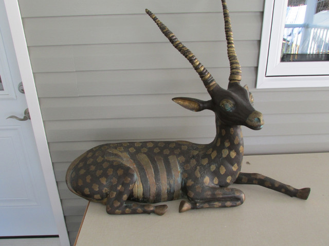 Brass Fabricated Ibex Replica in Arts & Collectibles in Renfrew