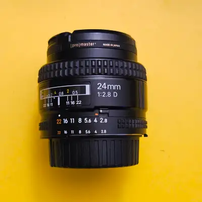 Nikon AF 24mm F2.8D Lens, View more