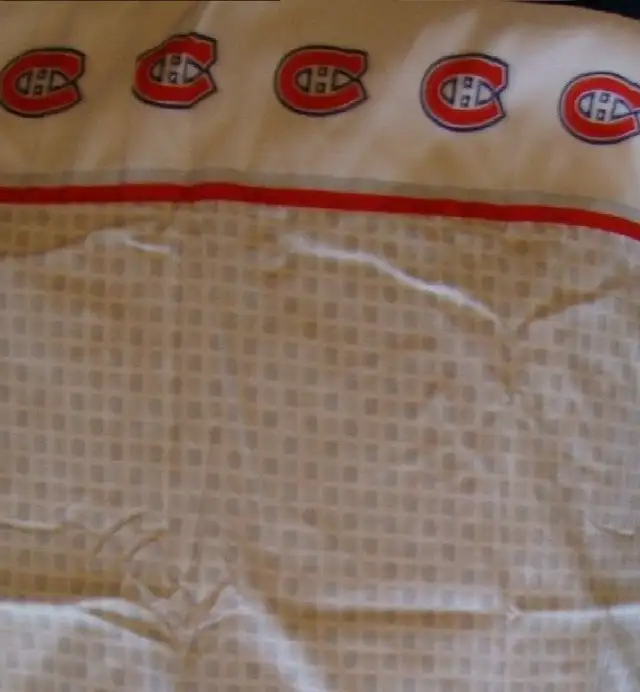 ENSEMBLE DE DRAPS CANADIENS DE MONTREAL LIT SIMPLE JUMEAU NEUF in Bedding in Longueuil / South Shore - Image 4