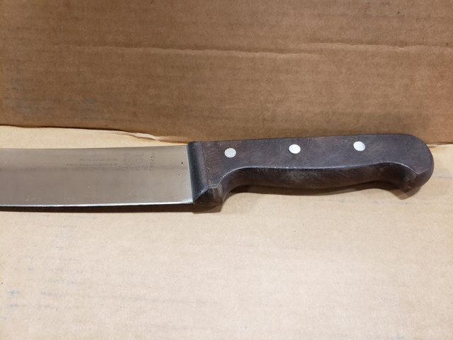 12" STEAK Cutting Knife, Rose Wood Handle (OMCAN 17636) in Kitchen & Dining Wares in Burnaby/New Westminster - Image 3