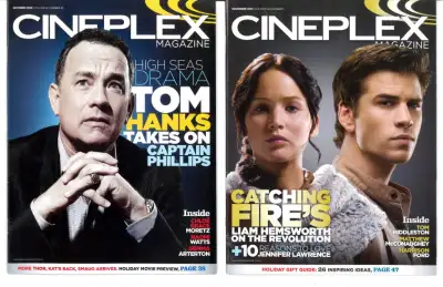 The Hunger Games: Mockingjay book $ 10.00 Cineplex magazine (Hunger Games: Catching Fire) $ 2.00 Cin...