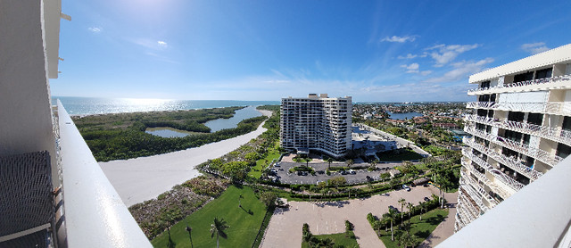 Beach front, monthly rental condo on Marco Island, Fl in Florida