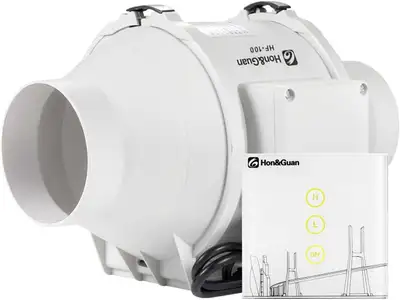 NEW Hon&Guan 4" Inline Duct Fan, View more