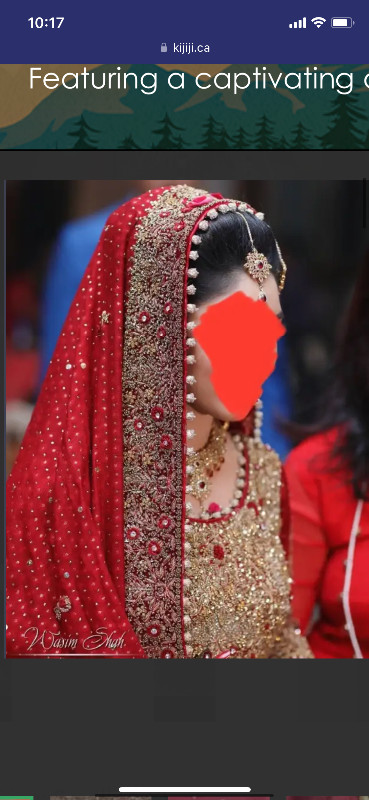 Indian/Pakistani wedding dress for only 550 ! 5-pieces in Wedding in Mississauga / Peel Region