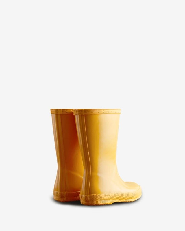 Kid's Hunter Original First Classic Rain Boots Yellow in Kids & Youth in Oakville / Halton Region - Image 3