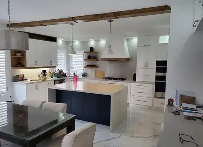 custom made kitchen cabinets quartz countertop vanity , View more
