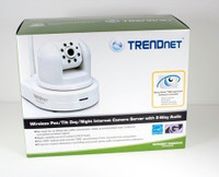 TrendNet SecurView Wireless Day/Night Pan/Tilt/Zoom Camera$40
