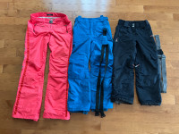 3 Snow Pants (8-10; 10-12; 14+ years).