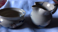 Bergo Finland cream/sugar pottery