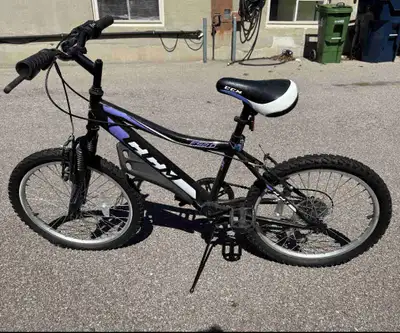 Blue and Black CCM kids bike. Great quality.