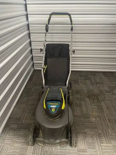 Yardworks 48V Max Li-ion Cordless Lawn Mower, View more