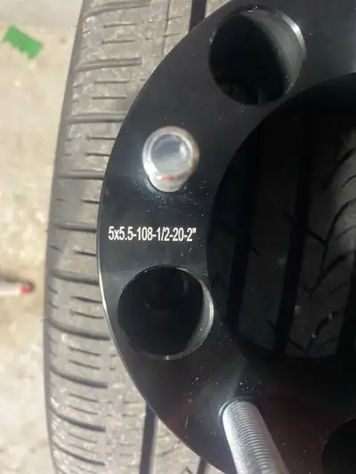 5X5.5 2 inch wheel spacers. Reason for selling is they didn’t fit on my car.