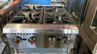 Commercial 4 Burner Stove Hot Plate -(Natural Gas/Propane)