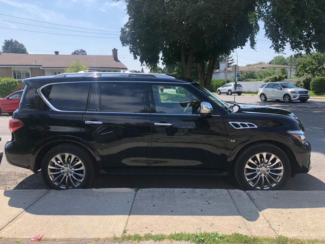 2016 Infiniti QX80 – 8-Seater Luxury SUV | 98,000 km | Excellen dans Autos et camions  à Laval/Rive Nord - Image 3