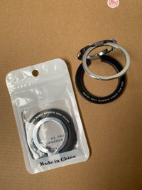 Magnetic extended hold ring for iPhone 