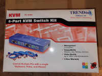 KVM switch 4 ports Trendnet TK-400K