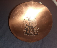 Decorative Zambian Copperware Plate