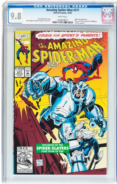 AMAZING SPIDERMAN 371 CGC GRADED 9.8, View more