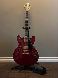 Red Electric Peavey JF-1 EXP Guitar