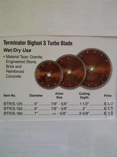 Terminator 5'' Bigfoot S Turbo Blade in Other in City of Toronto