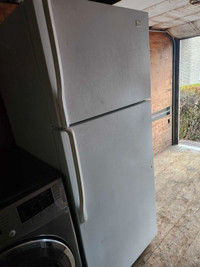 White fridge for sale 250.00.  Delivery available 