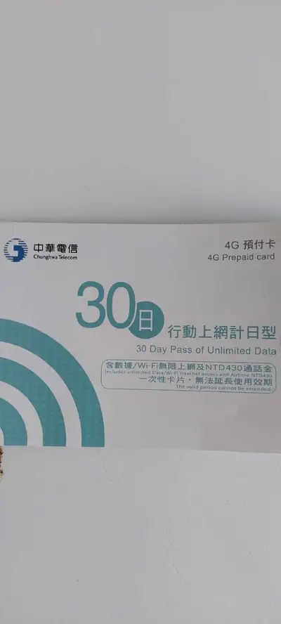 chunghwa Telecom SIM, View more