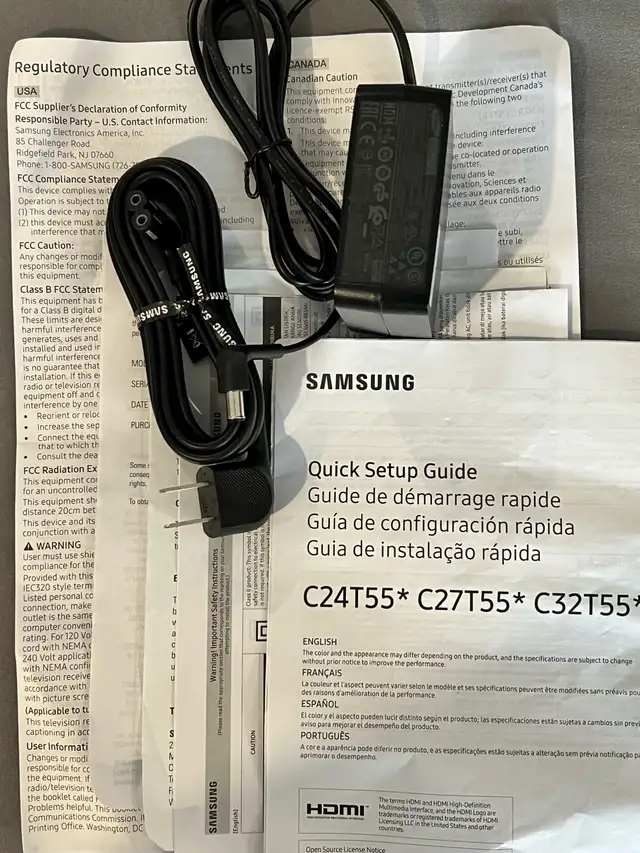Samsung 48W 19V AC/DC Power Adapter in Laptop Accessories in London - Image 4