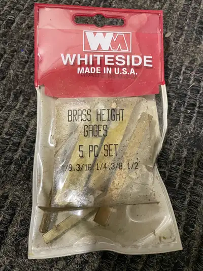 Whiteside Brass Height Gauges, View more