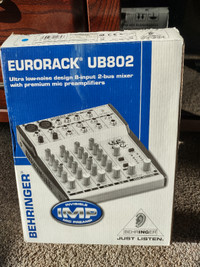 EURORACK - UB802 - 8 input 2- bus mixer