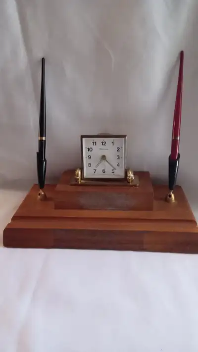 VINTAGE GERMAN DESK CLOCK, View more