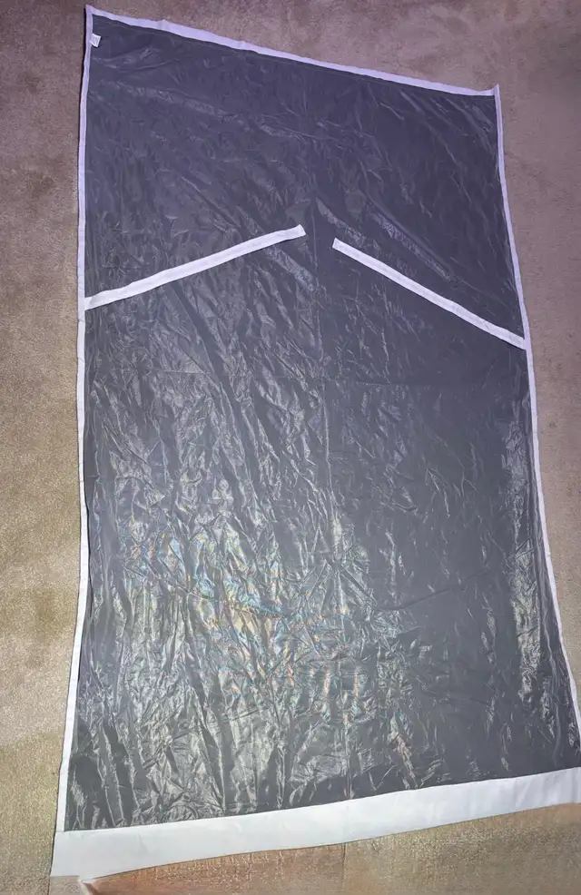 New White Blackout Curtains- keep warmth in and light out! in Window Treatments in Edmonton - Image 3