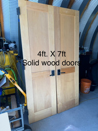 Solid wood doors