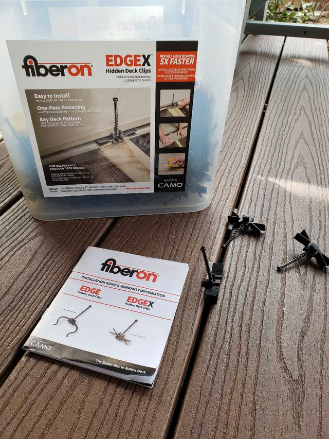 Edgex fiberon deck clips in Other in Hamilton - Image 3
