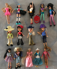 Lot de 14 poupées jouets Mcdonald (2003, 2004, 2011, 2014)