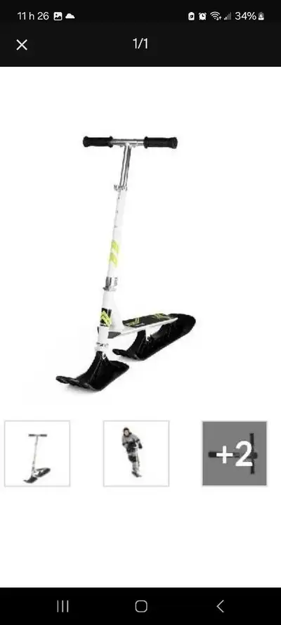 Stiga trottinette sur neige pour enfants état neuf, View more