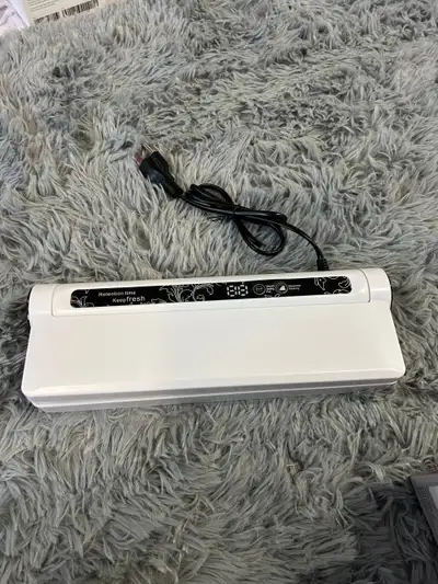 Easy to Operate & Store: With just one touch of the auto button, this food vacuum sealer automatical...