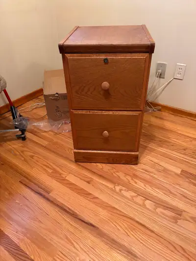 Wood filing cabinet, View more