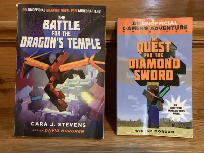 2 Minecraft books, View more