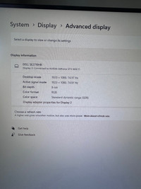 Dell 27 inch monitor 